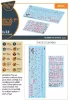 Clear Prop Accessories MiG-23ML, MLA, MLD, P, MLAE standard stencils for CP kits and other - szabványos stencil- és adatfelirat-matricák