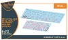 Clear Prop Accessories MiG-23ML, MLA, MLD, P, MLAE – szabványos angol nyelvű stencil- és adatfelirat-matricák