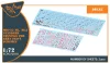 Clear Prop Accessories MiG-23ML, MLA standard stencils for grey paint schemes for CP kits and other - szabványos stencil- és adatfelirat-matricák szürke festésekhez