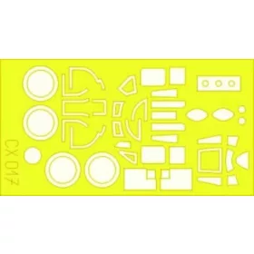 Eduard Accessories B-25H Mitchell - kabin- és ablakmaszk