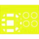 Eduard Accessories Bf 109E-3 - Bf 109E-3 – kabin- és ablakmaszk
