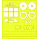 Eduard Accessories Messerschmitt Bf 109G - kabin- és ablakmaszk