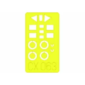   Eduard Accessories MC.202 Folgore for Hasegawa - kabin- és ablakmaszk