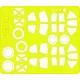 Eduard Accessories P-38 Lightning - P-38 Lightning – kabin- és ablakmaszk
