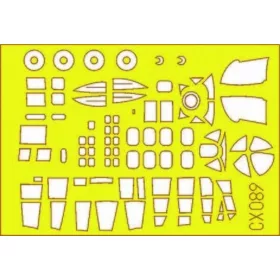 Eduard Accessories He 111 - kabin- és ablakmaszk