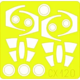   Eduard Accessories A-7D/E Corsair II CX120 - kabin- és ablakmaszk