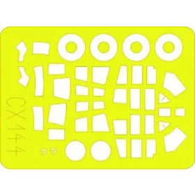   Eduard Accessories Ju 87G Stuka für Academy Bausatz - kabin- és ablakmaszk