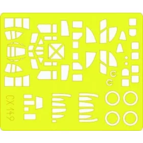   Eduard Accessories Fiat BR-20 Für Italeri Bausatz - kabin- és ablakmaszk