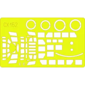   Eduard Accessories Ju 52/3m für Italeri Bausatz - kabin- és ablakmaszk