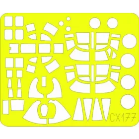   Eduard Accessories B-26B/C Marauder für Hasegawa-Bausatz - kabin- és ablakmaszk