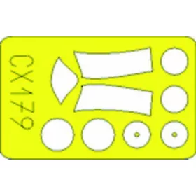   Eduard Accessories Horten IX/Go 229 Für Revell Bausatz - kabin- és ablakmaszk