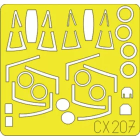   Eduard Accessories A-7 Corsair II für Hobby Boss Bausatz - kabin- és ablakmaszk