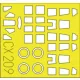 Eduard Accessories A6M2 Zero für Fine Molds /Model Graphix Bausatz - A6M2 Zero Fine Molds /Model Graphix – kabin- és ablakmaszk