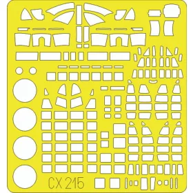   Eduard Accessories Petlyakov Pe-8 für Zvezda Bausatz - kabin- és ablakmaszk