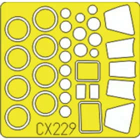   Eduard Accessories Mi-26 Halo  1/72 Zvezda - kabin- és ablakmaszk
