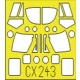Eduard Accessories HAS.2 Lynx für Hobby Boss Bausatz - kabin- és ablakmaszk