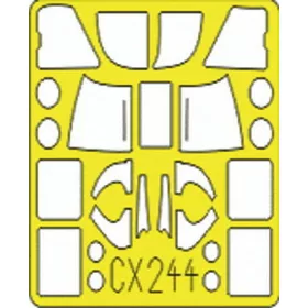   Eduard Accessories HH-60 für Hobby Boss Bausatz - kabin- és ablakmaszk