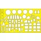 Eduard Accessories Ju 188 for Hasegawa - kabin- és ablakmaszk