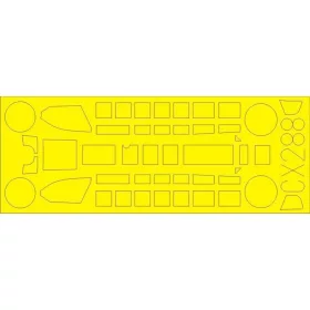   Eduard Accessories Bf 110E for Airfix - kabin- és ablakmaszk