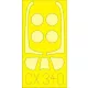 Eduard Accessories P-51D/F-51D for Airfix - kabin- és ablakmaszk