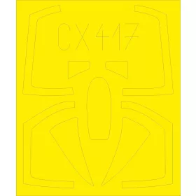   Eduard Accessories F-4J for Academy - F-4J – kabin- és ablakmaszk