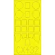 Eduard Accessories F4F-4 for Airfix - kabin- és ablakmaszk