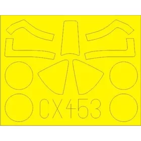 Eduard Accessories F4U-4 for Revell - kabin- és ablakmaszk