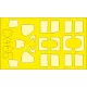 Eduard Accessories Hellcat Mk.I for Eduard - kabin- és ablakmaszk