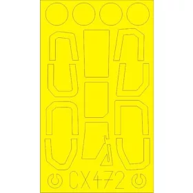  Eduard Accessories OH-1 Ninja for Aoshima - kabin- és ablakmaszk
