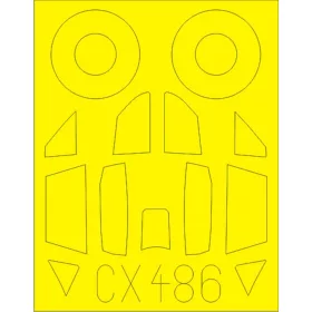   Eduard Accessories Me 262A-1a for Airfix - kabin- és ablakmaszk