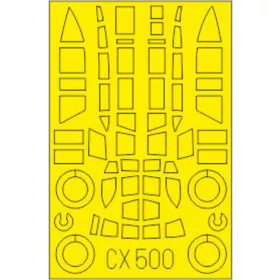   Eduard Accessories Q1W1 Tokai / Lorna for Fine Molds - kabin- és ablakmaszk