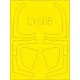Eduard Accessories F-15E for Academy - kabin- és ablakmaszk