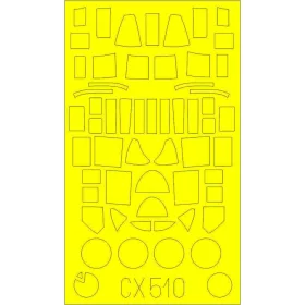  Eduard Accessories P-61A for Hobby Boss - kabin- és ablakmaszk
