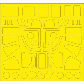   Eduard Accessories Sea King HAR.3 /Mk.43 for Airfix - kabin- és ablakmaszk