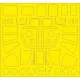 Eduard Accessories Sea King HAR.3 /Mk.43 for Airfix - kabin- és ablakmaszk