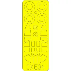   Eduard Accessories P-40K for Special Hobby - kabin- és ablakmaszk