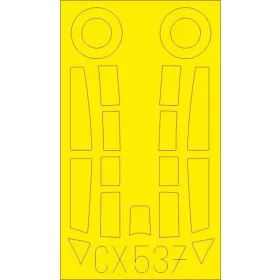   Eduard Accessories Me 262B-1 for Airfix - kabin- és ablakmaszk
