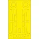 Eduard Accessories Me 262B-1 for Airfix - kabin- és ablakmaszk
