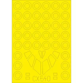 Eduard Accessories B-58 for Italeri - kabin- és ablakmaszk