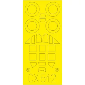   Eduard Accessories Bf 109G-6 for Tamiya - Bf 109G-6 – kabin- és ablakmaszk
