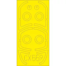   Eduard Accessories T-4 for Hobby Boss - kabin- és ablakmaszk