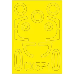   Eduard Accessories He 162A for Special Hobby - kabin- és ablakmaszk