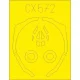 Eduard Accessories F-35B for Academy - kabin- és ablakmaszk