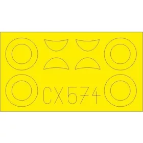   Eduard Accessories U-2/Po-2VS for ICM - kabin- és ablakmaszk