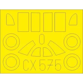   Eduard Accessories La-5 early for Clear Prop - kabin- és ablakmaszk