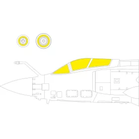   Eduard Accessories Buccaneer S.2B 1/72 for AIRFIX - kabin- és ablakmaszk