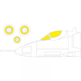   Eduard Accessories A-4B 1/72 for FUJIMI / HOBBY 2000 - kabin- és ablakmaszk