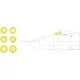 Eduard Accessories Vulcan B.2 1/72 for AIRFIX - kabin- és ablakmaszk