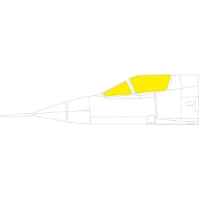   Eduard Accessories Mirage III CJ for MODELSVIT - kabin- és ablakmaszk