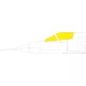 Eduard Accessories Mirage III CJ for MODELSVIT - kabin- és ablakmaszk